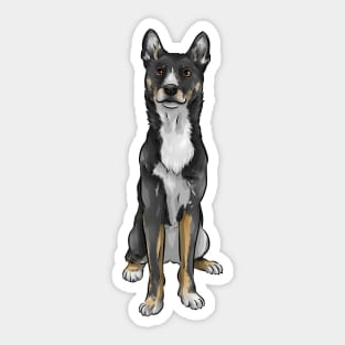 New Guinea Singing Dog | Black and Tan Sticker